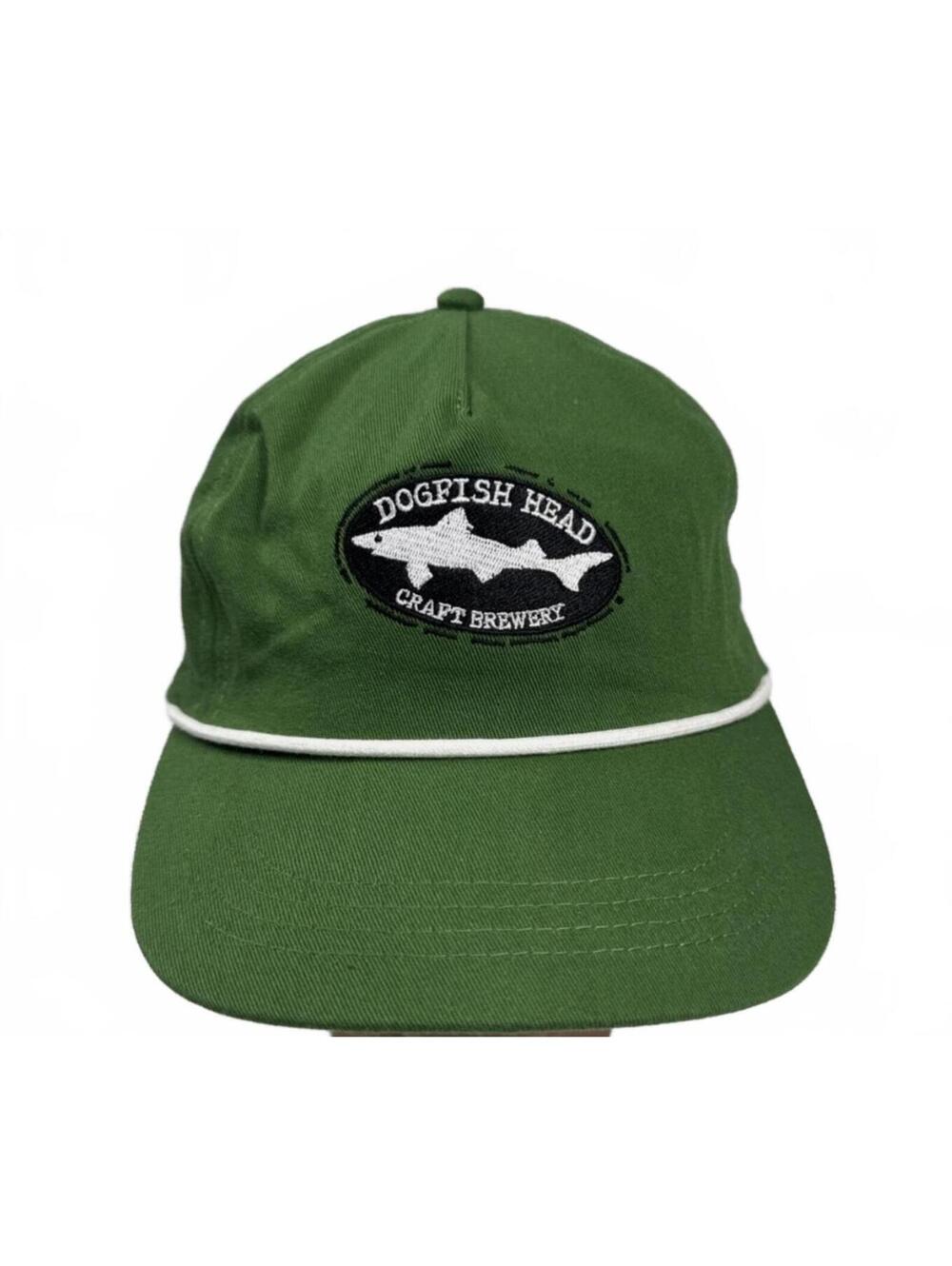 NWT Dogfish Head Craft Brewery Green Baseball Cap